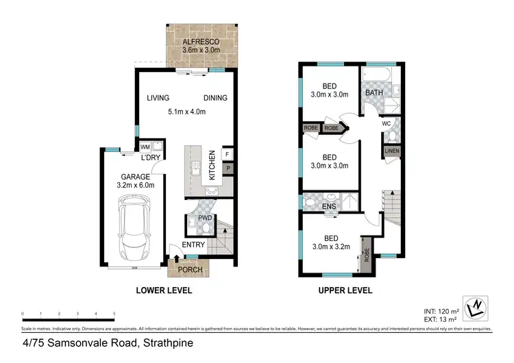 Floorplan of Homely townhouse listing, 4/75 Samsonvale Road, Strathpine QLD 4500