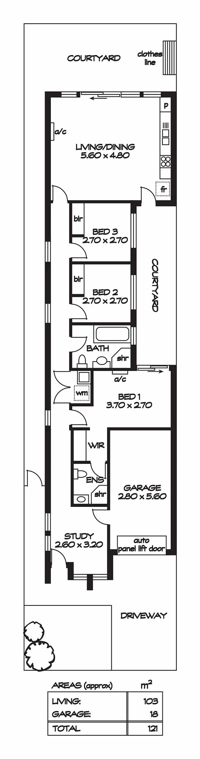Floorplan of Homely house listing, 31 Lonsdale Crescent, Andrews Farm SA 5114
