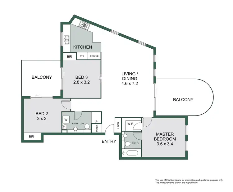 Floorplan of Homely apartment listing, 8/85 Mill Point Road, South Perth WA 6151