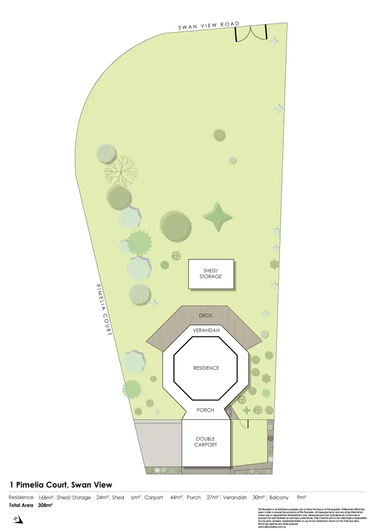Floorplan of Homely house listing, 1 Pimelia Court, Swan View WA 6056