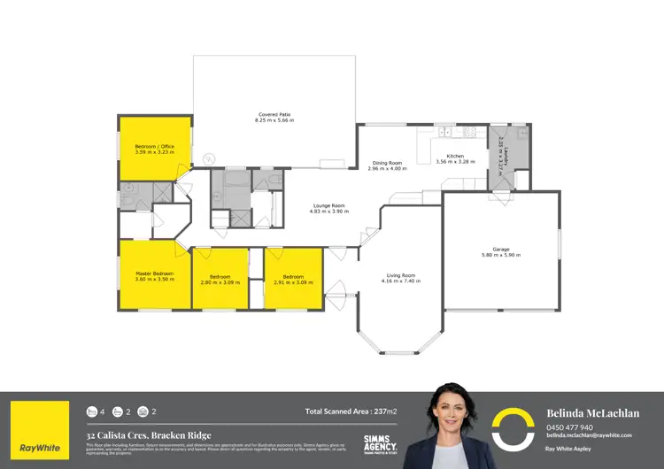 Floorplan of Homely house listing, 32 Calista Crescent, Bracken Ridge QLD 4017