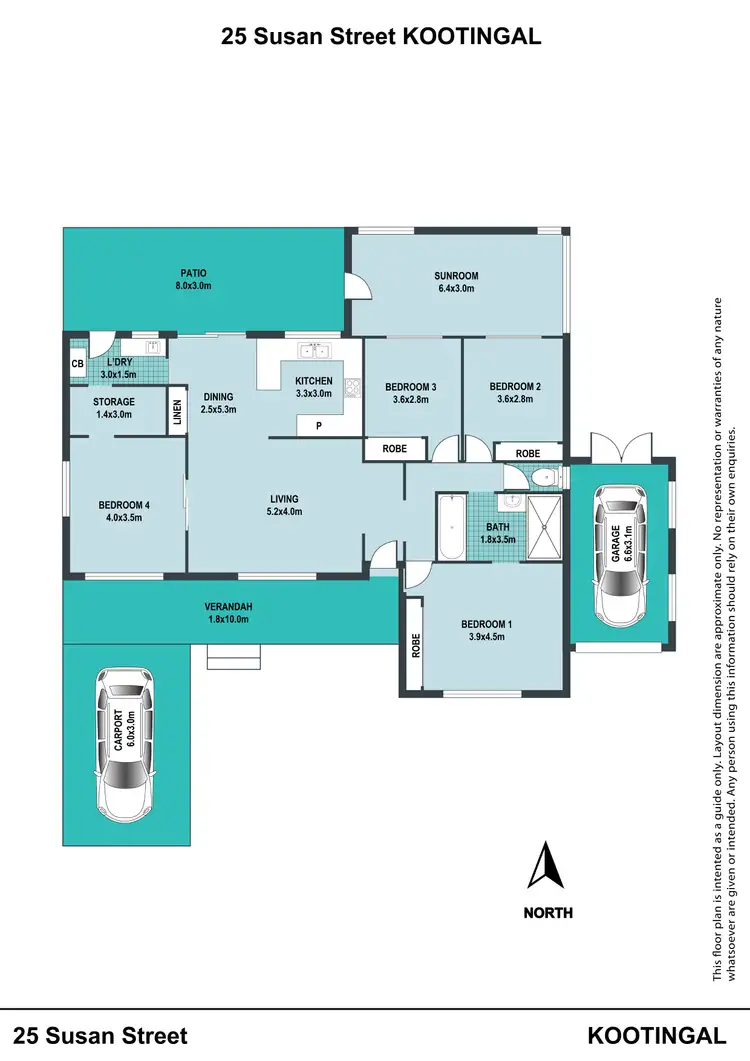 Floorplan of Homely house listing, 25 Susan Street, Kootingal NSW 2352