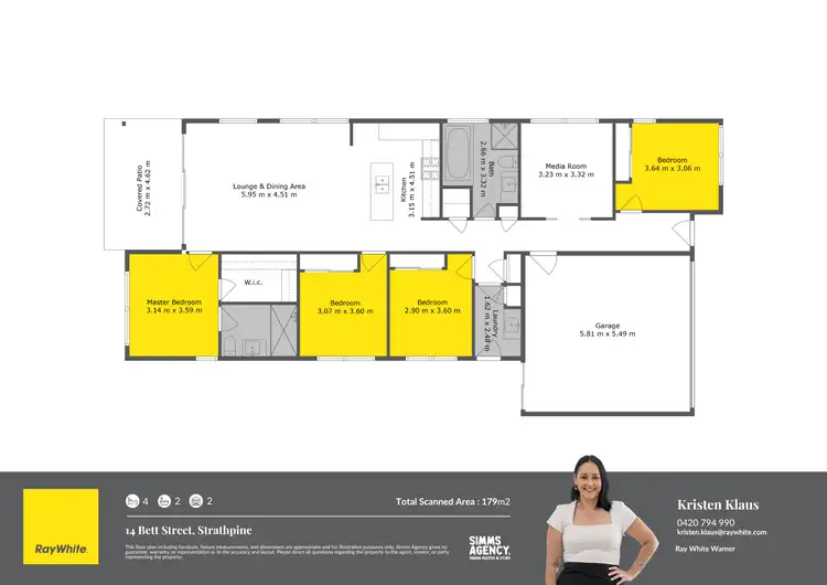 Floorplan of Homely house listing, 14 Bett Street, Strathpine QLD 4500