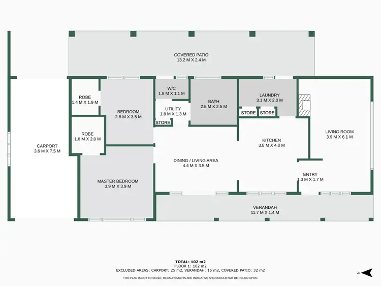Floorplan of Homely house listing, 1 Preston Street, Mandurah WA 6210