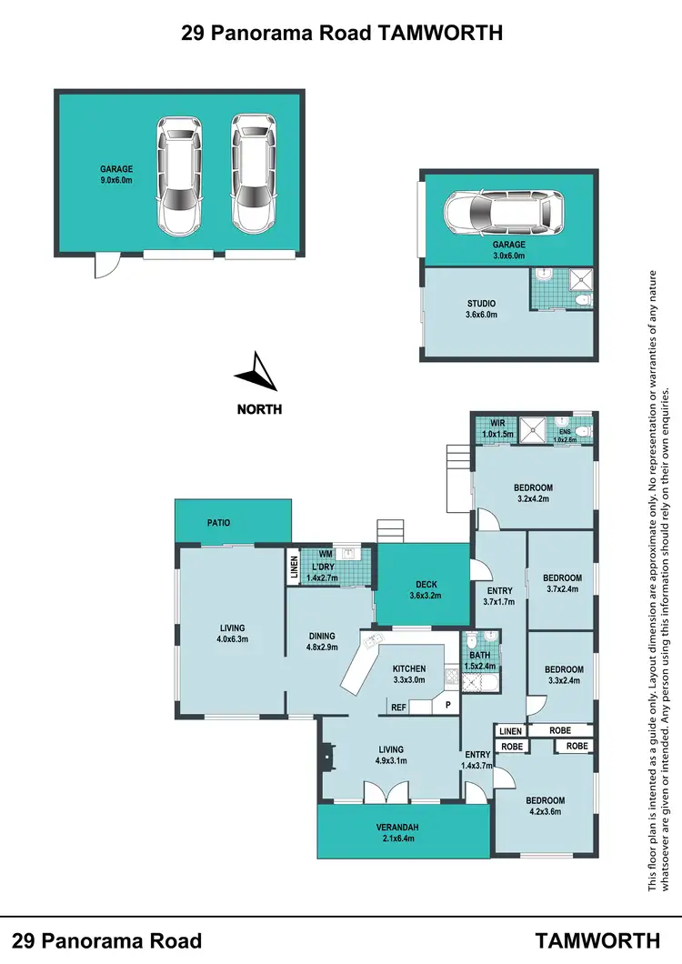 Floorplan of Homely house listing, 29 Panorama Road, Tamworth NSW 2340