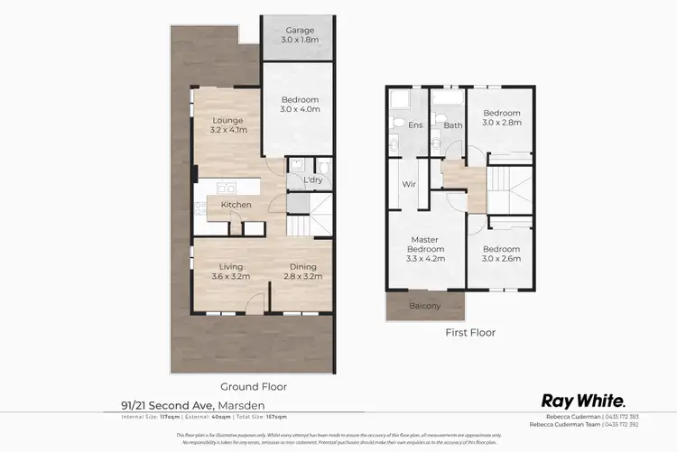 Floorplan of Homely townhouse listing, 91/21-29 Second Avenue, Marsden QLD 4132