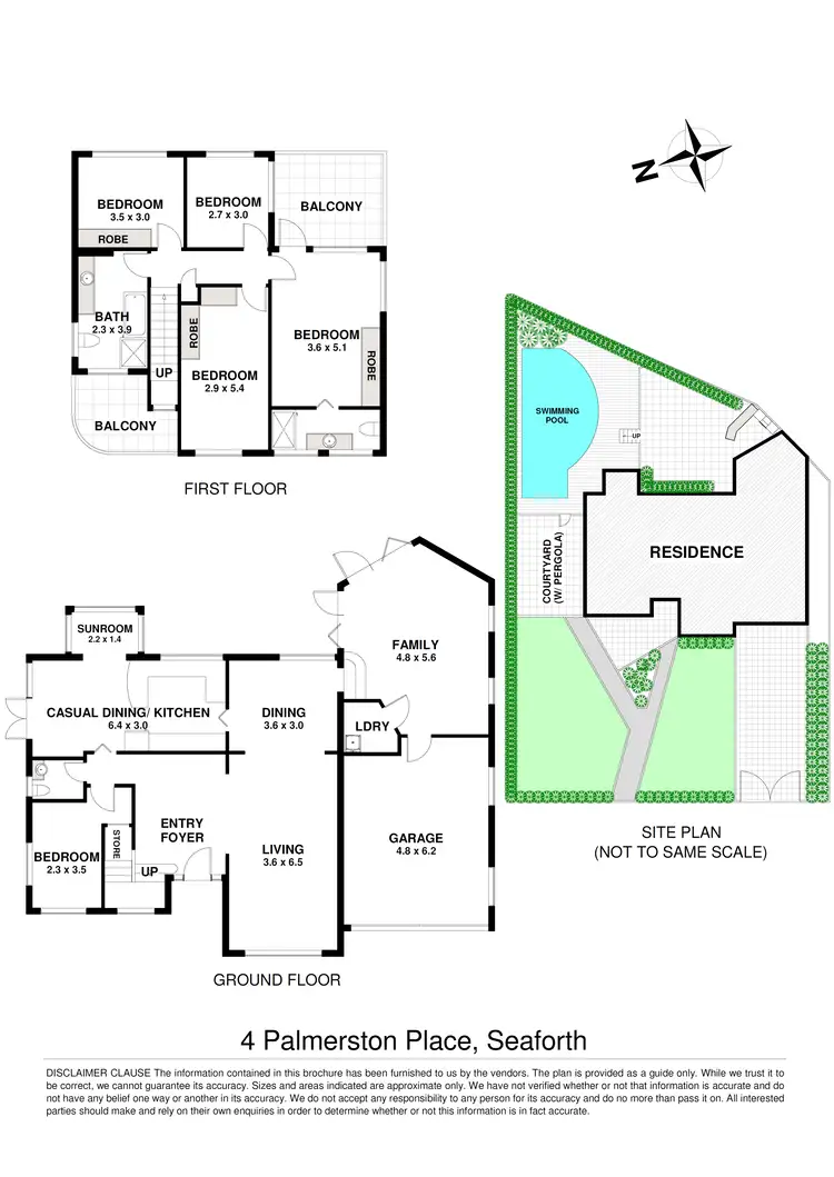 Floorplan of Homely house listing, 4 Palmerston Place, Seaforth NSW 2092