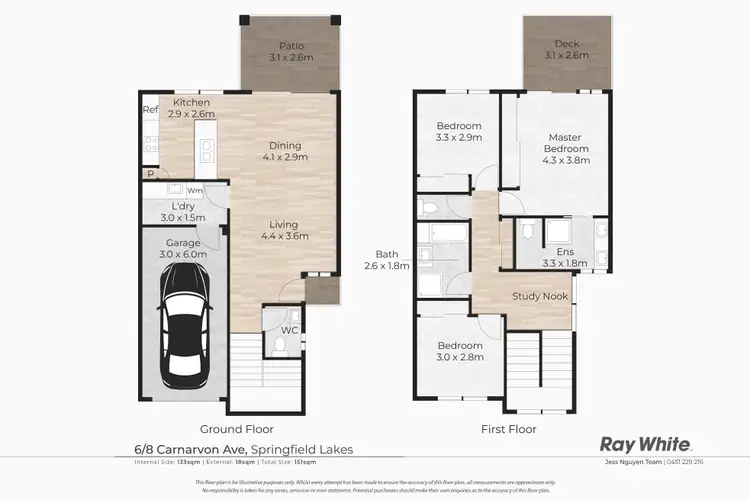 Floorplan of Homely house listing, 6/8 Carnarvon Avenue, Springfield Lakes QLD 4300