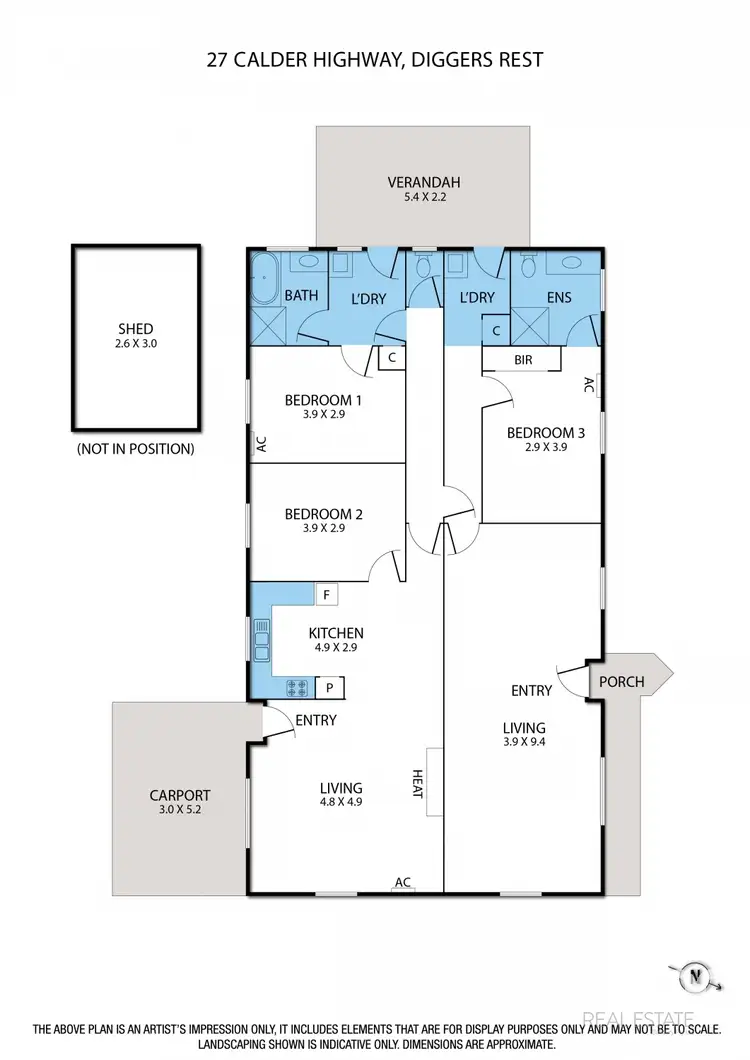 Floorplan of Homely house listing, 27 Calder Highway, Diggers Rest VIC 3427