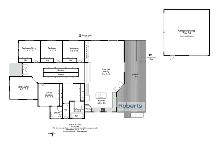 Floorplan of Homely house listing, 127 South Road, West Ulverstone TAS 7315