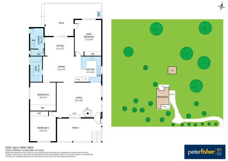 Floorplan of Homely house listing, 1235 Ophir Road, Orange NSW 2800