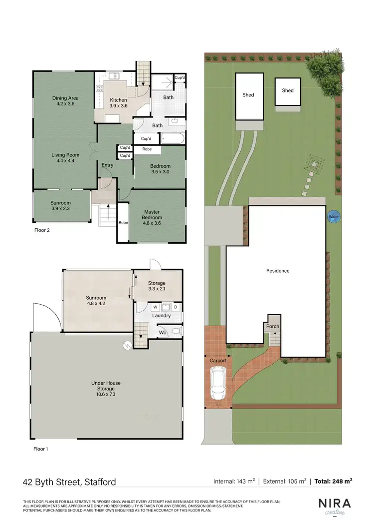 Floorplan of Homely house listing, 42 Byth Street, Stafford QLD 4053