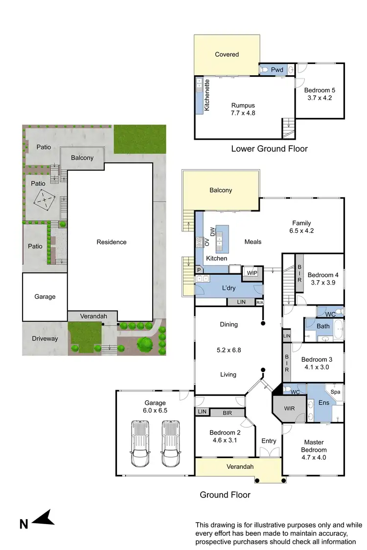 Floorplan of Homely house listing, 1 Lockens Avenue, Glen Waverley VIC 3150