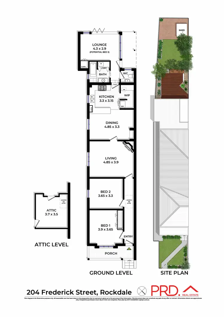 Floorplan of Homely house listing, 204 Frederick Street, Rockdale NSW 2216