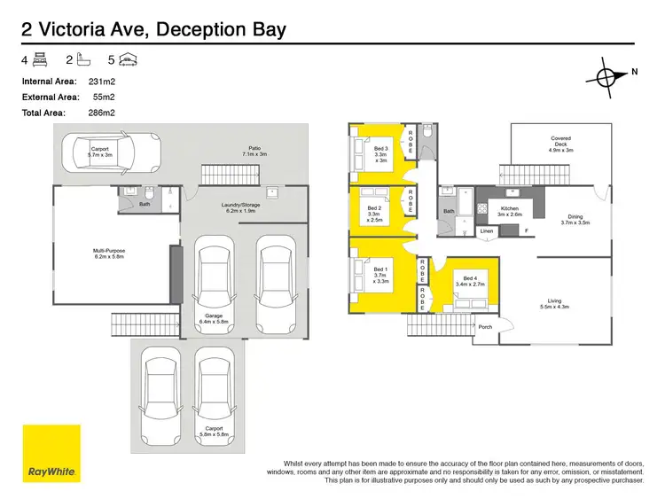 Floorplan of Homely house listing, 2 Victoria Avenue, Deception Bay QLD 4508