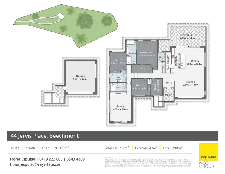 Floorplan of Homely rural property listing, 44 Jervis Place, Beechmont QLD 4211