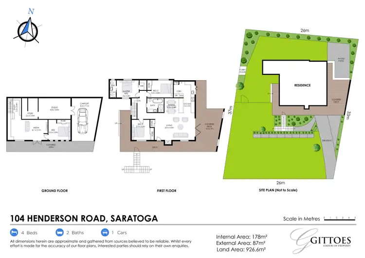 Floorplan of Homely house listing, 104 Henderson Road, Saratoga NSW 2251