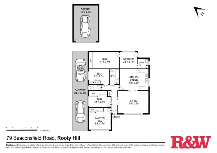 Floorplan of Homely house listing, 79 Beaconsfield Road, Rooty Hill NSW 2766