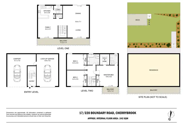 Floorplan of Homely townhouse listing, 17/220 Boundary Road, Cherrybrook NSW 2126
