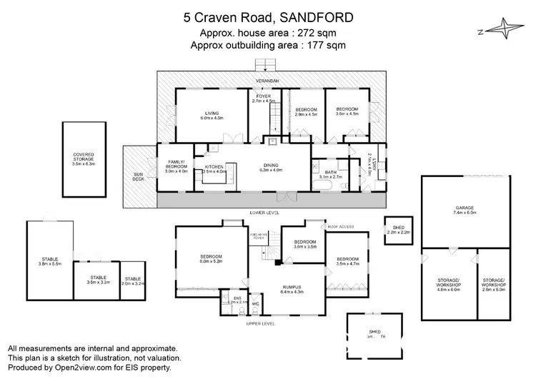 Floorplan of Homely house listing, 5 Craven Road, Sandford TAS 7020