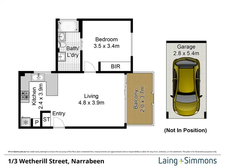 Floorplan of Homely apartment listing, 1/3 Wetherill Street, Narrabeen NSW 2101