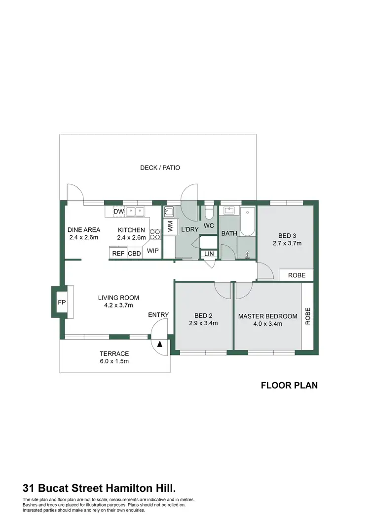 Floorplan of Homely house listing, 31 Bucat Street, Hamilton Hill WA 6163
