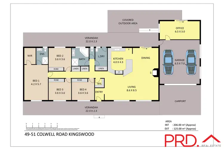 Floorplan of Homely house listing, 49-51 Colwell Road, Tamworth NSW 2340