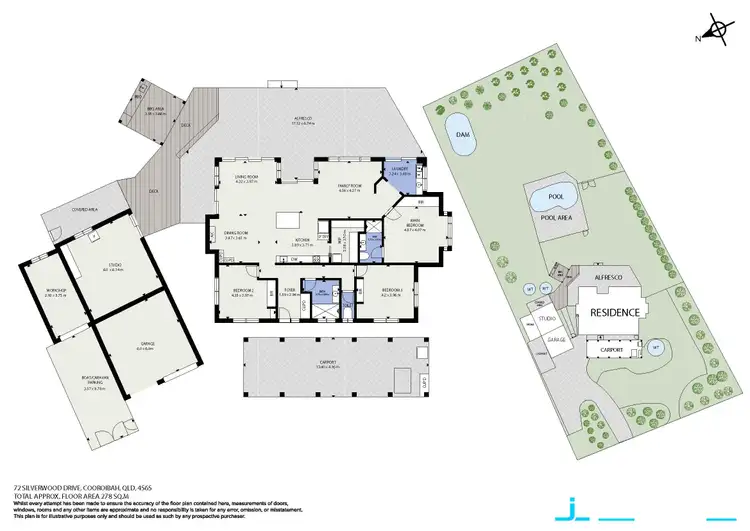 Floorplan of Homely house listing, 72 Silverwood Drive, Cooroibah QLD 4565