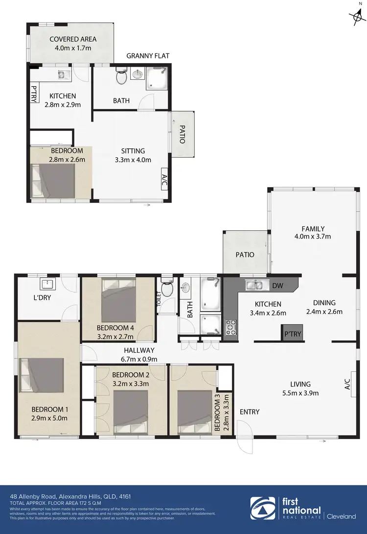 Floorplan of Homely house listing, 48 Allenby Road, Alexandra Hills QLD 4161