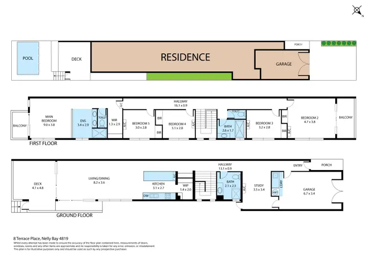 Floorplan of Homely unit listing, 2/8 Terrace Place, Nelly Bay QLD 4819
