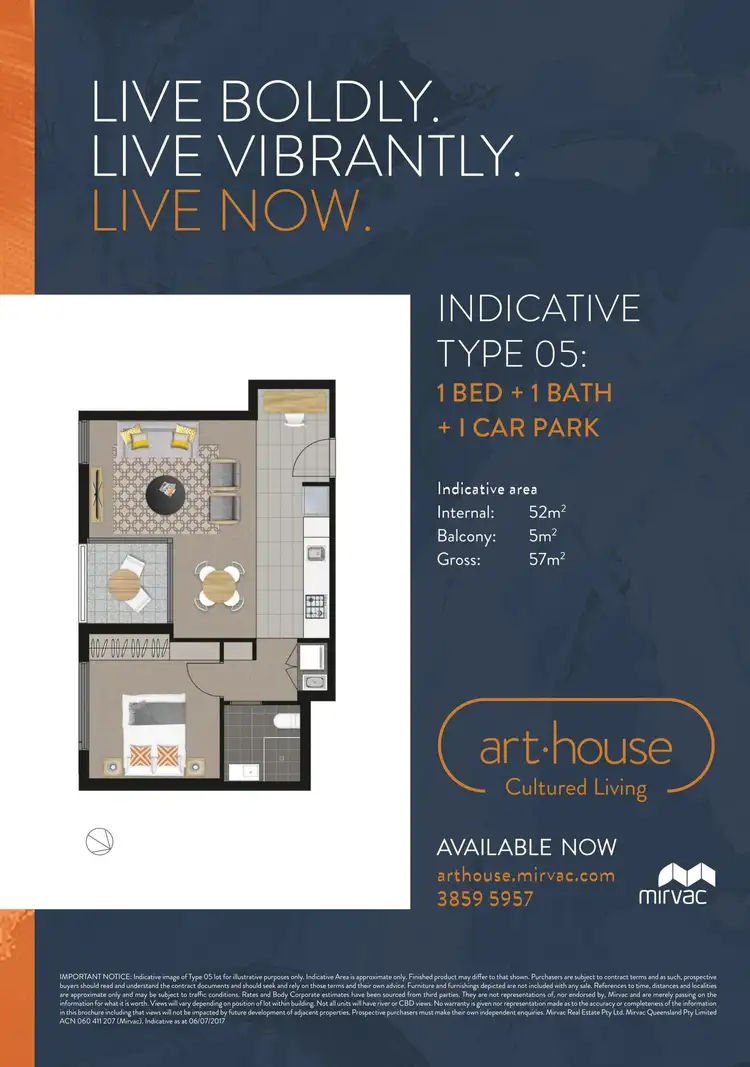 Floorplan of Homely apartment listing, 1215/58 Hope Street, South Brisbane QLD 4101