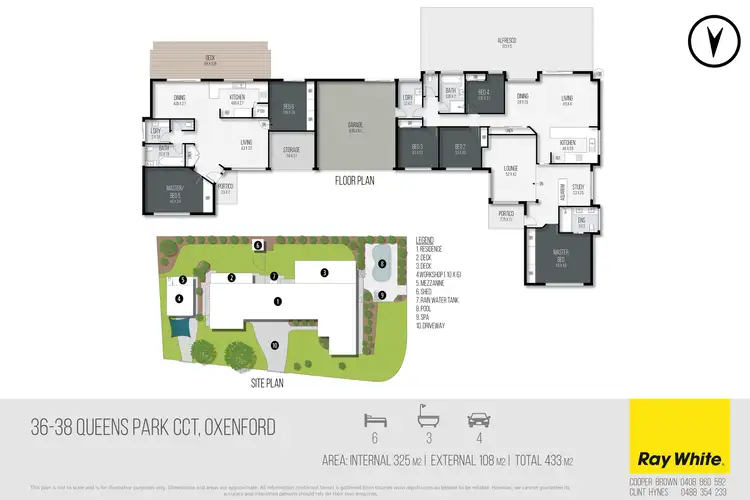 Floorplan of Homely house listing, 36-38 Queens Park Circuit, Oxenford QLD 4210