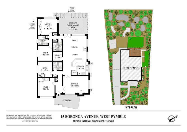 Floorplan of Homely house listing, 15 Boronga Avenue, West Pymble NSW 2073