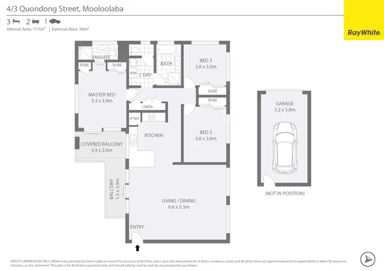 Floorplan of Homely unit listing, 4/3 Quondong Street, Mooloolaba QLD 4557