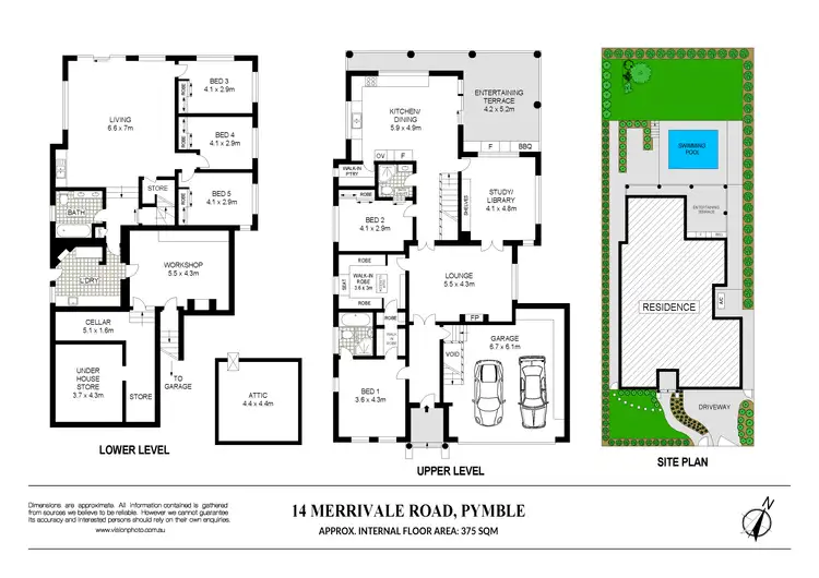 Floorplan of Homely house listing, 14 Merrivale Road, Pymble NSW 2073