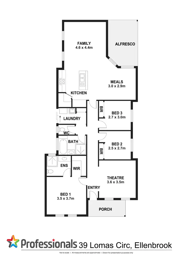 Floorplan of Homely house listing, 39 Lomas Circle, Ellenbrook WA 6069