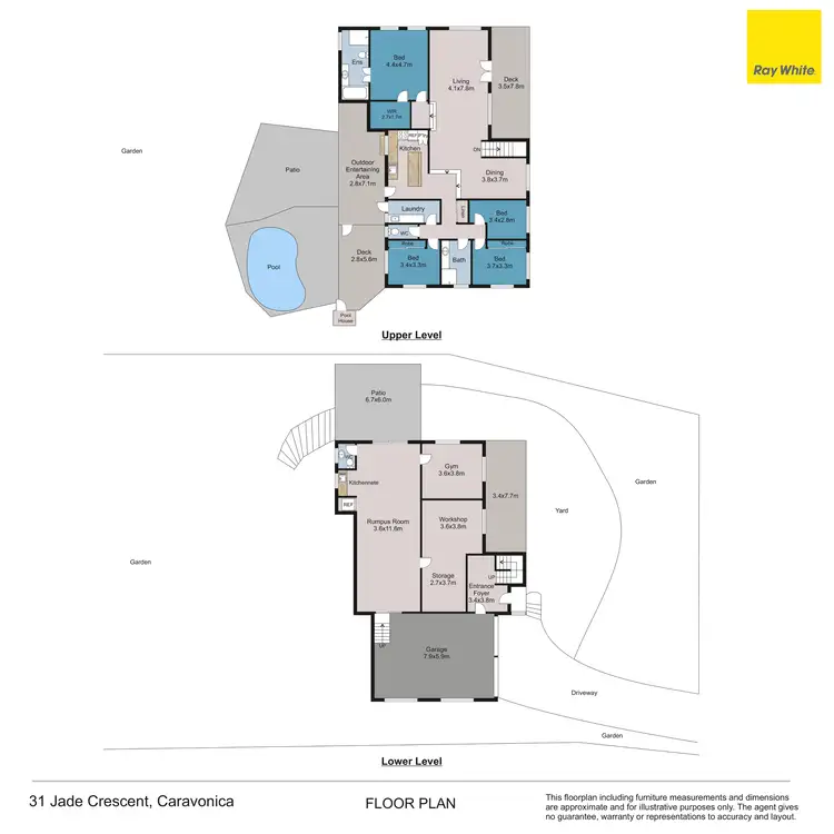 Floorplan of Homely house listing, 31 Jade Crescent, Caravonica QLD 4878