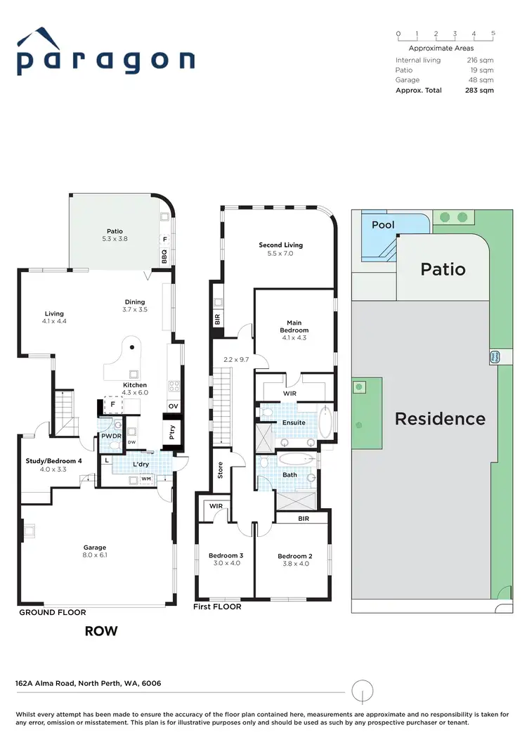 Floorplan of Homely house listing, 162A Alma Road, North Perth WA 6006