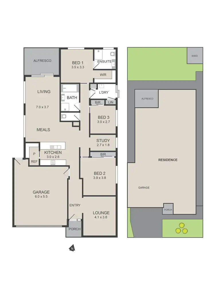 Floorplan of Homely house listing, 110 Oakbank Blvd, Whittlesea VIC 3757