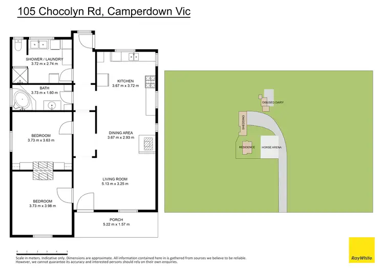 Floorplan of Homely rural property listing, 105 Chocolyn Road, Chocolyn VIC 3260