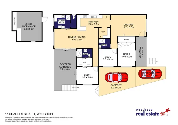 Floorplan of Homely house listing, 17 Charles Street, Wauchope NSW 2446