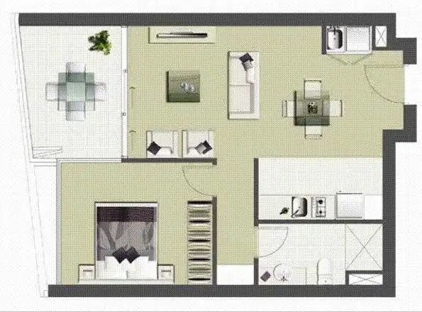 Floorplan of Homely apartment listing, 20807/8 Hercules Street, Hamilton QLD 4007