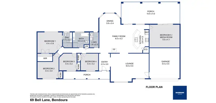 Floorplan of Homely rural property listing, 69 Bell Lane, Braidwood NSW 2622