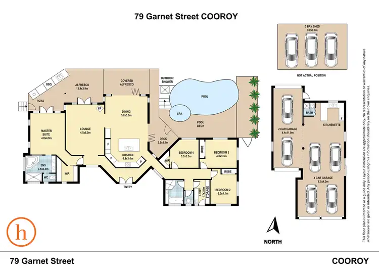 Floorplan of Homely house listing, 79 Garnet Street, Cooroy QLD 4563
