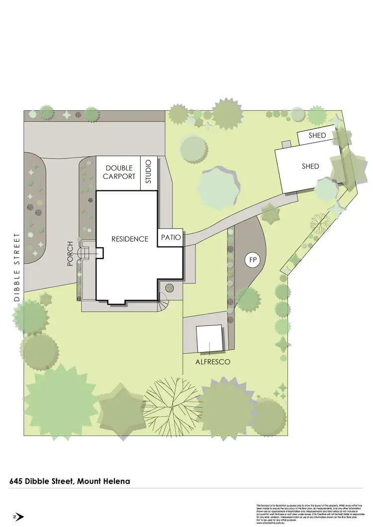 Floorplan of Homely house listing, 645 Dibble Street, Mount Helena WA 6082