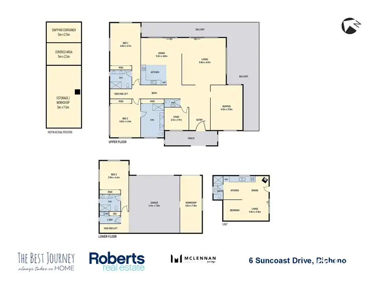 Floorplan of Homely house listing, 6 Suncoast Drive, Bicheno TAS 7215
