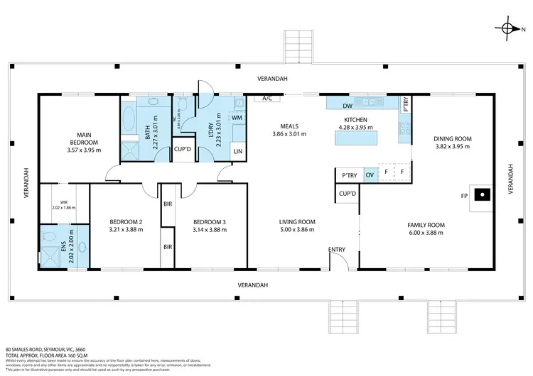Floorplan of Homely rural property listing, 80 Smales Road, Seymour VIC 3660