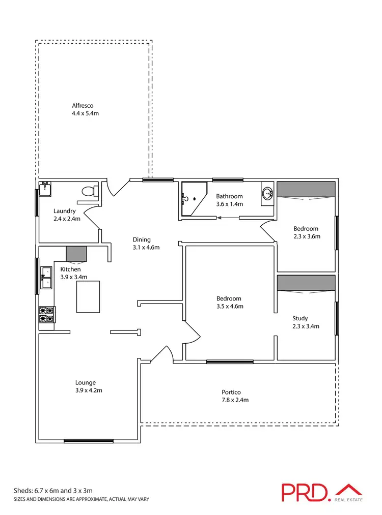 Floorplan of Homely house listing, 69 San Mateo Avenue, Mildura VIC 3500