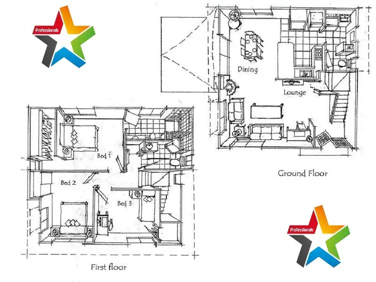 Floorplan of Homely semi-detached listing, 2/4 Phoenix Court, Churchill QLD 4305