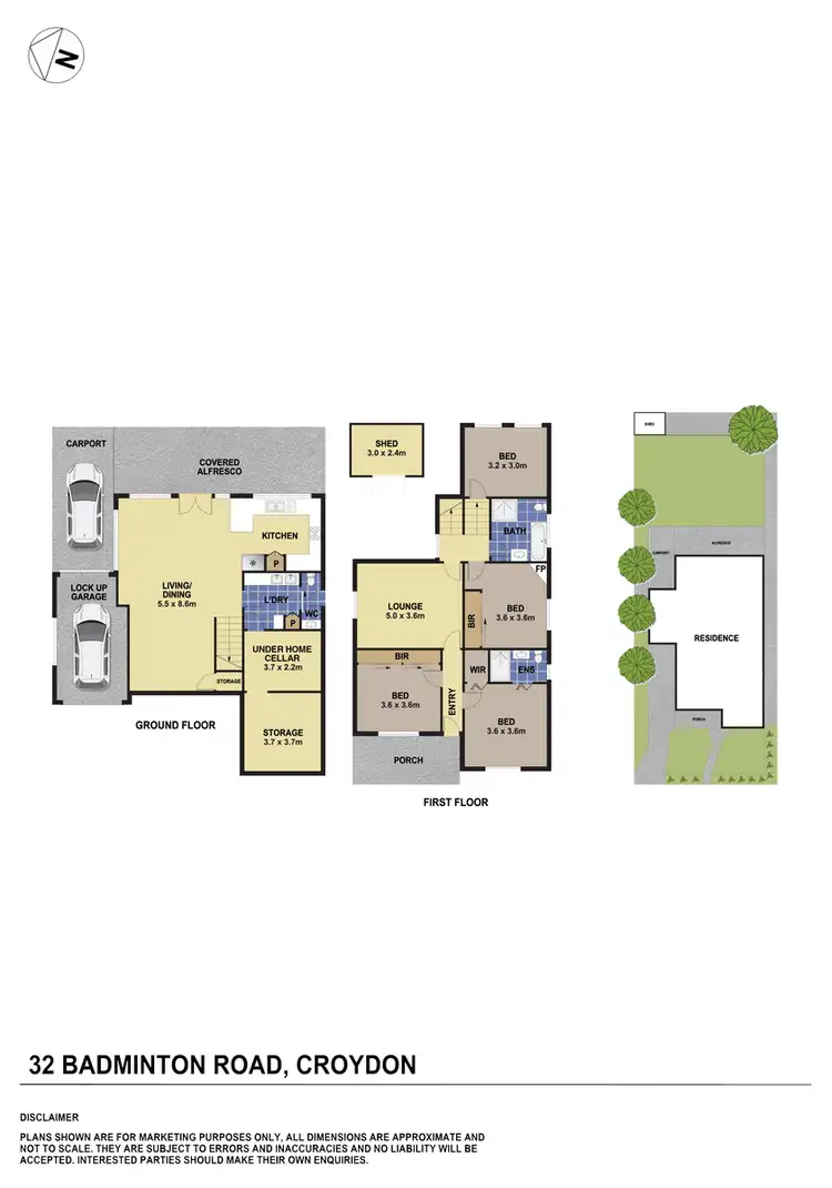 Floorplan of Homely house listing, 32 Badminton Road, Croydon NSW 2132
